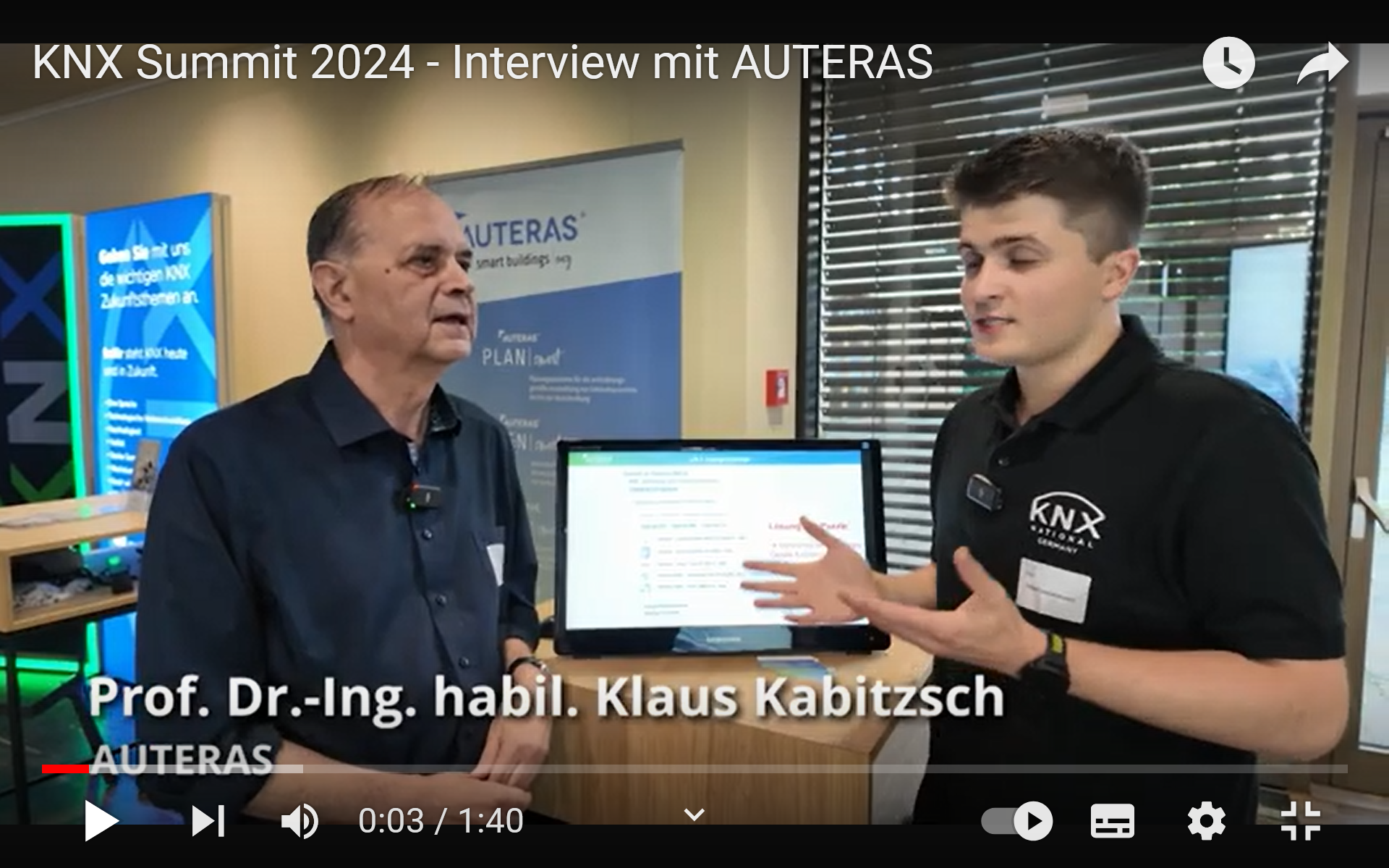 Klaus Kabitzsch am AUTERAS-Stand